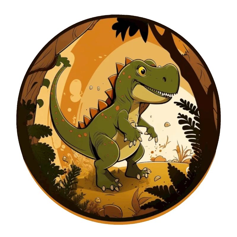 Friendly dinosaur T-Rex