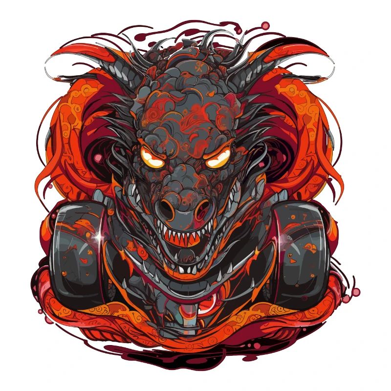 Drachen Auto