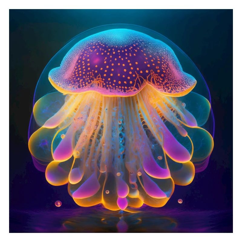 Amazing magic yellyfish