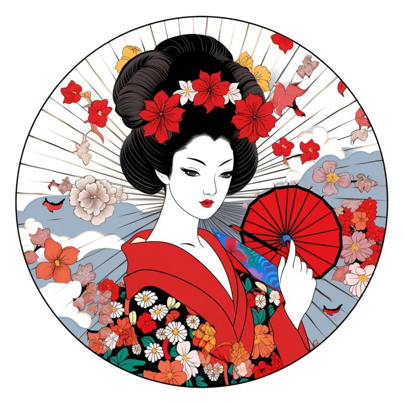 Geisha Giappone Disegno