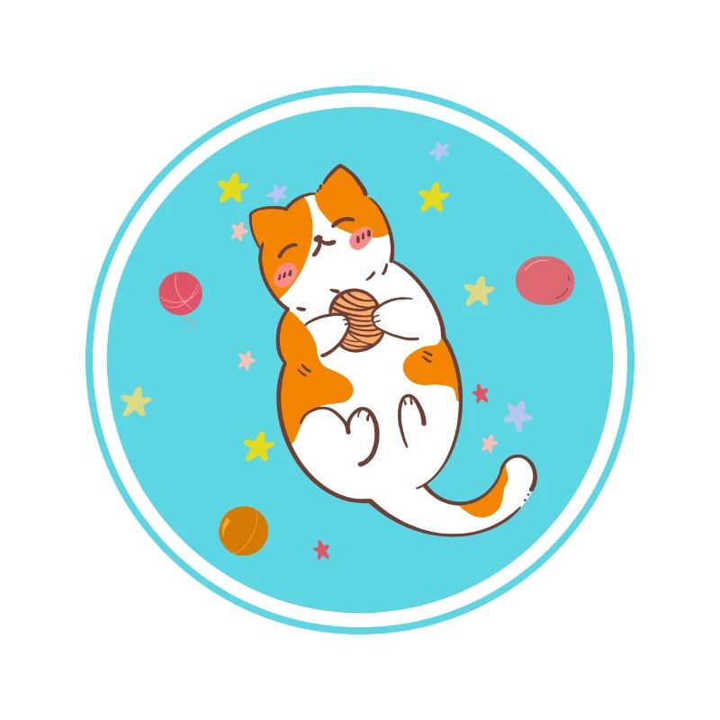 Cute playing kitten