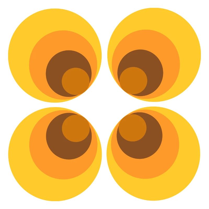 70s Flower Pattern Yellow
