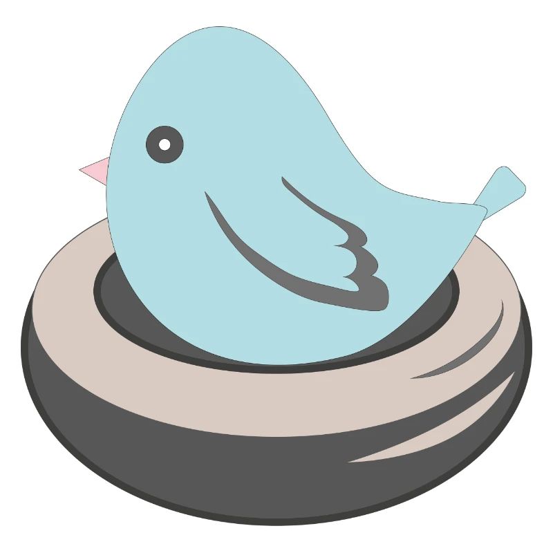 BLUE BIRD NESTING