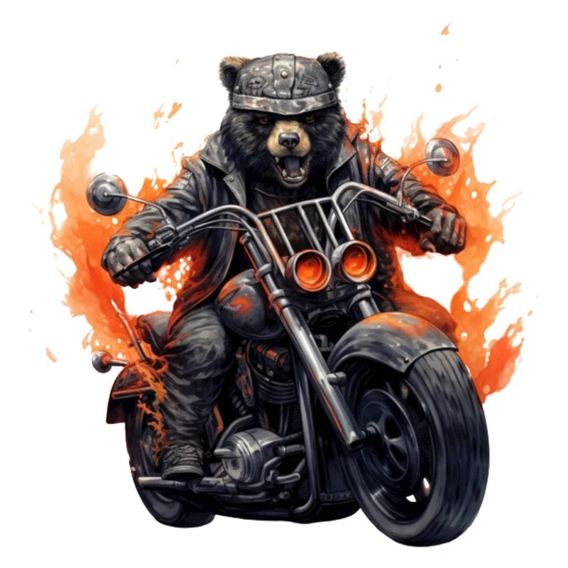 Biker Bear