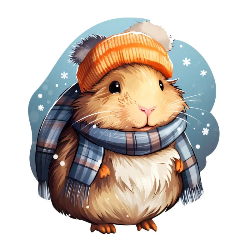 Cochon d’Inde d’hiver