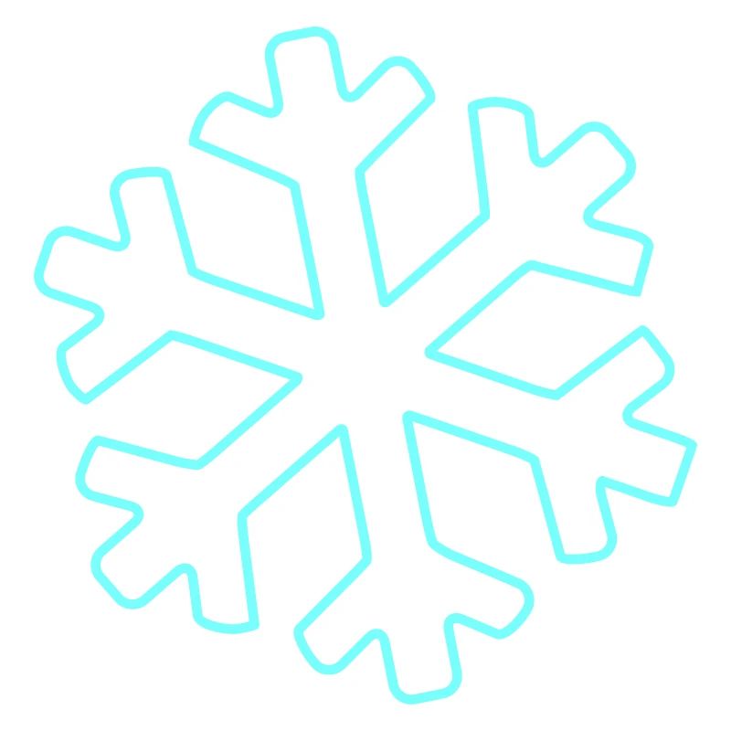 Conception de flocon de neige 1