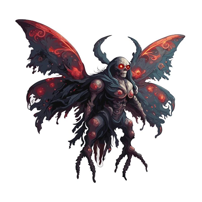 Mothman / Moth / Insect / Mythical Creature / Flutter