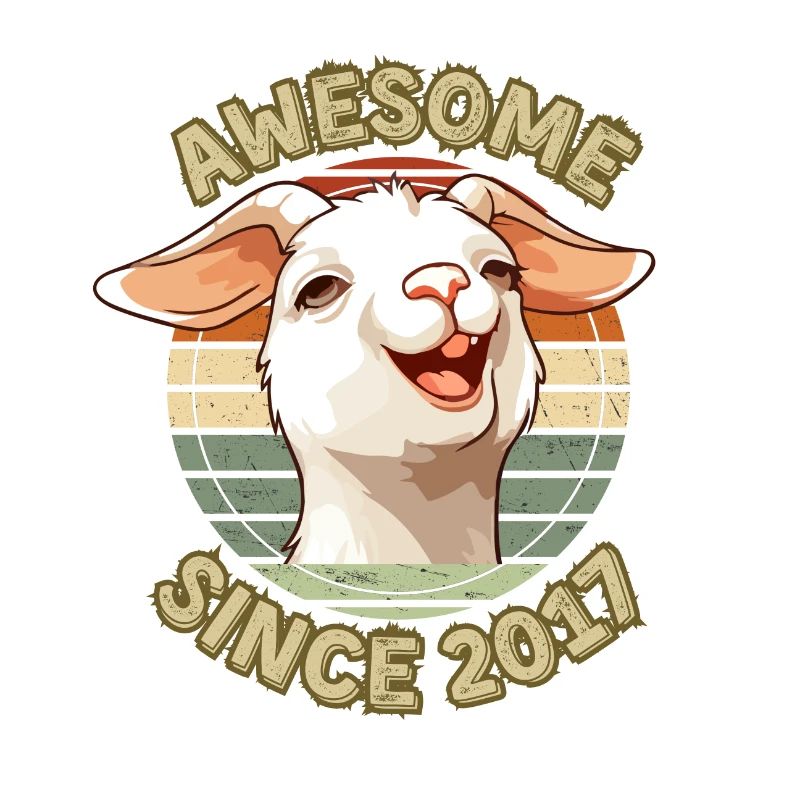 awesome Seit 2017 - Geburtstagsgeschenk 2017