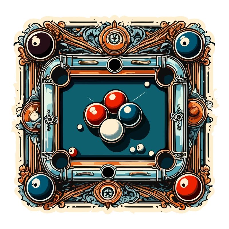 Billiard Table / Billiard Ball / 8 Ball / Pool / Kö