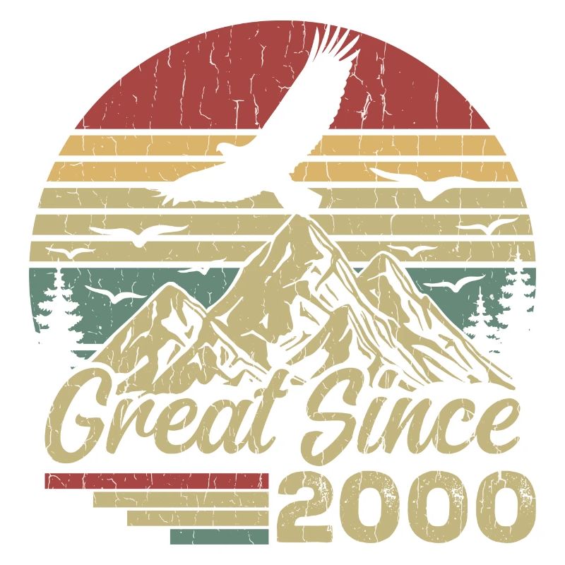 Vintage 2000 Geburtstagsgeschenk 2000 Retro 2000