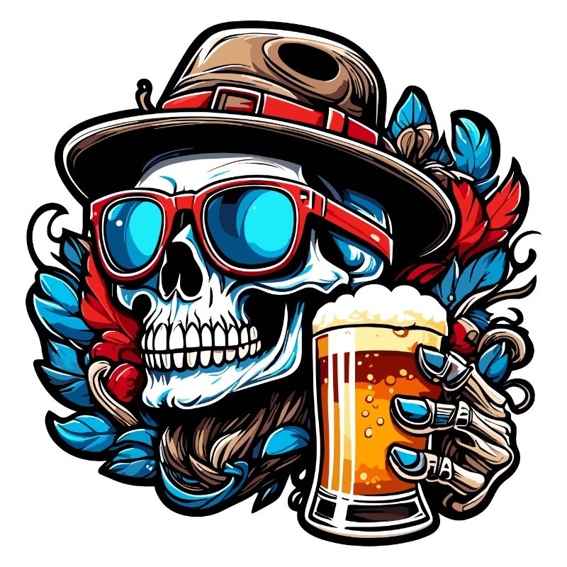 Skull / Skull / Skeleton / Gothic / Tattoo