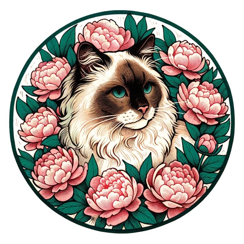 Chat de race Ragdoll
