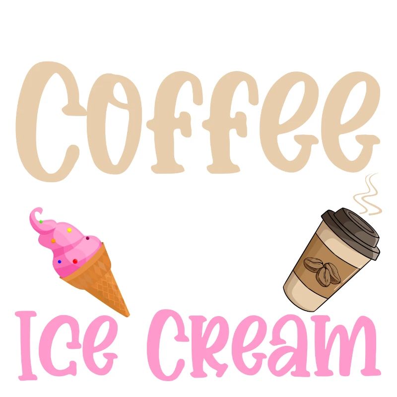 I Run On Coffee Sarcasm And Ice Cream Cone Scoop
