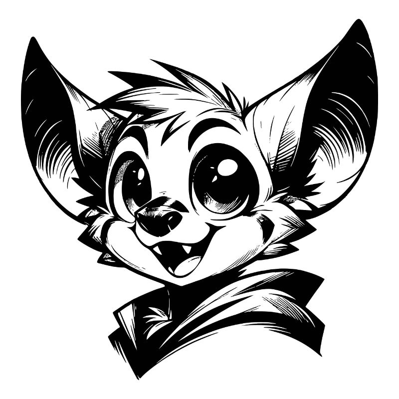 Funny Kids Bat Vampire Drawing