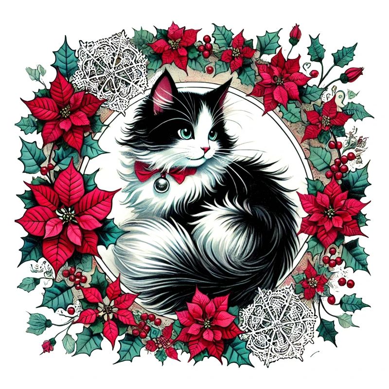 Smoking de Noël Chat