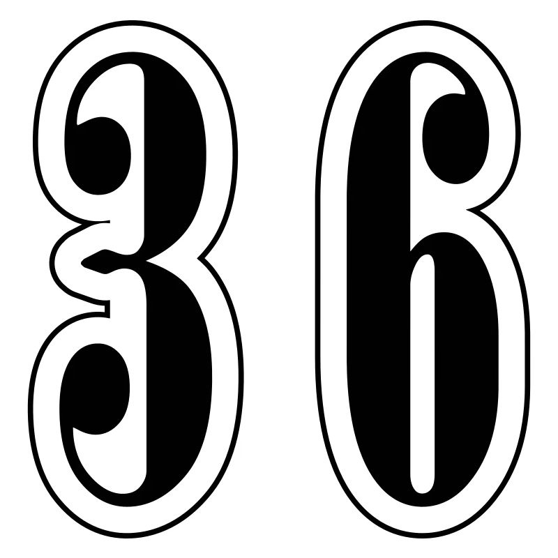 36 Symbole numérique