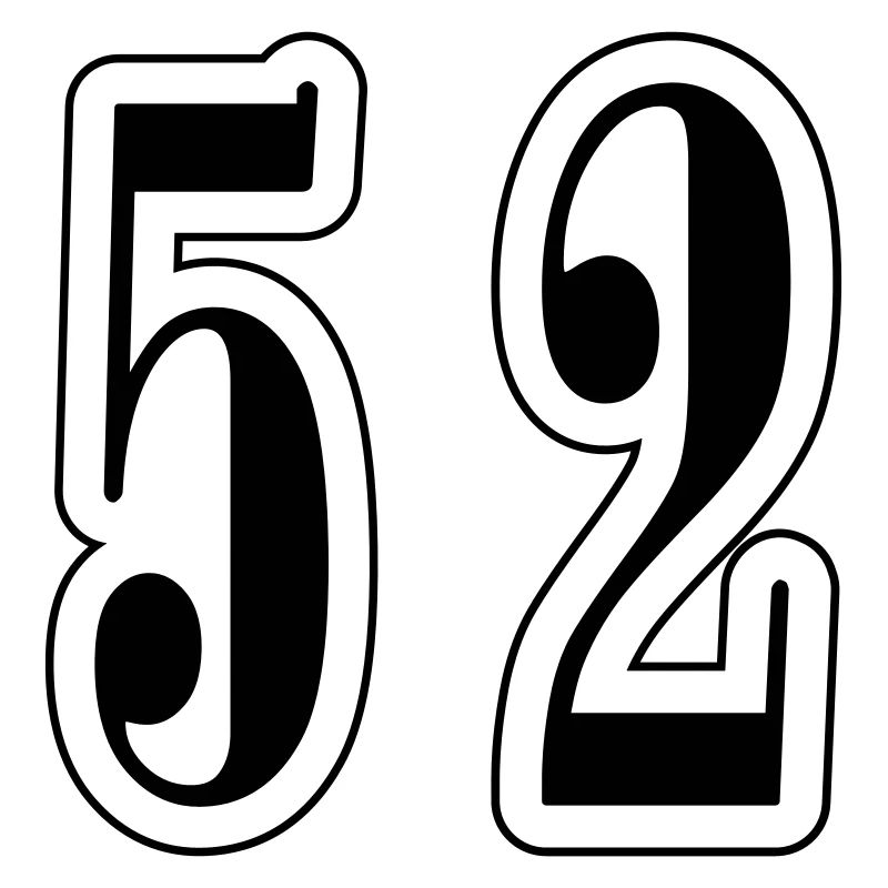 52 Symbole numérique