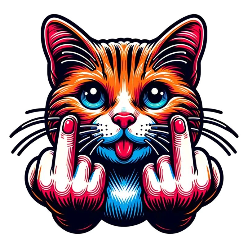 Funny Evil Cat