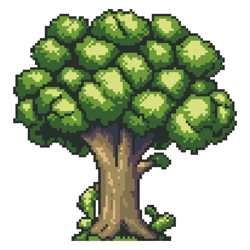 Broccoli Pixel Icon