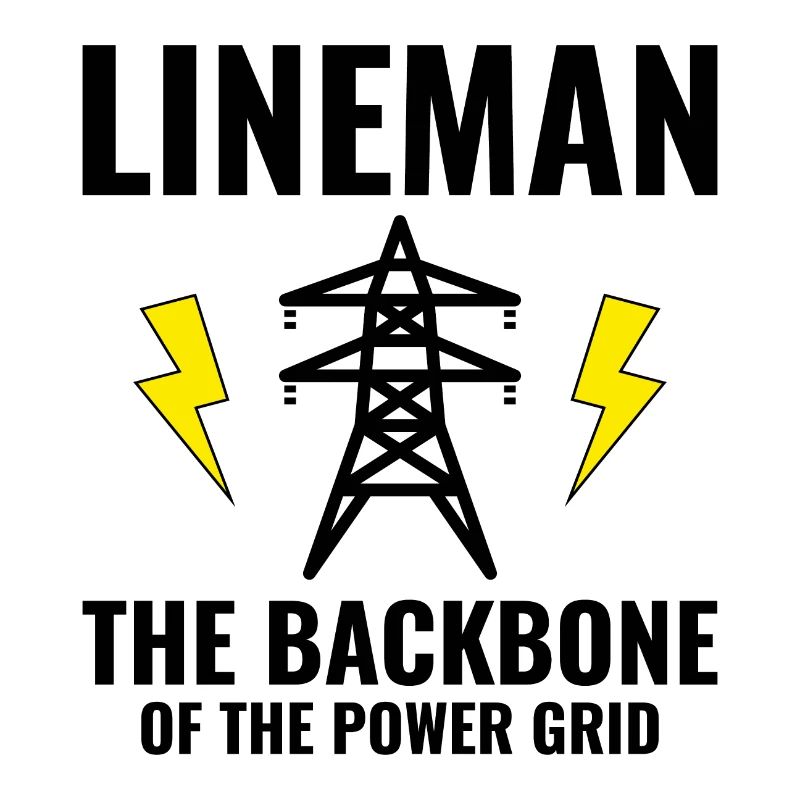 Lineman Backbone Power Grid Electricity Utility