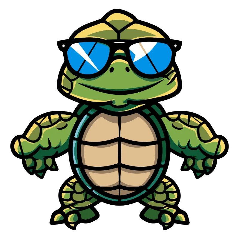 Turtle Comic Cool