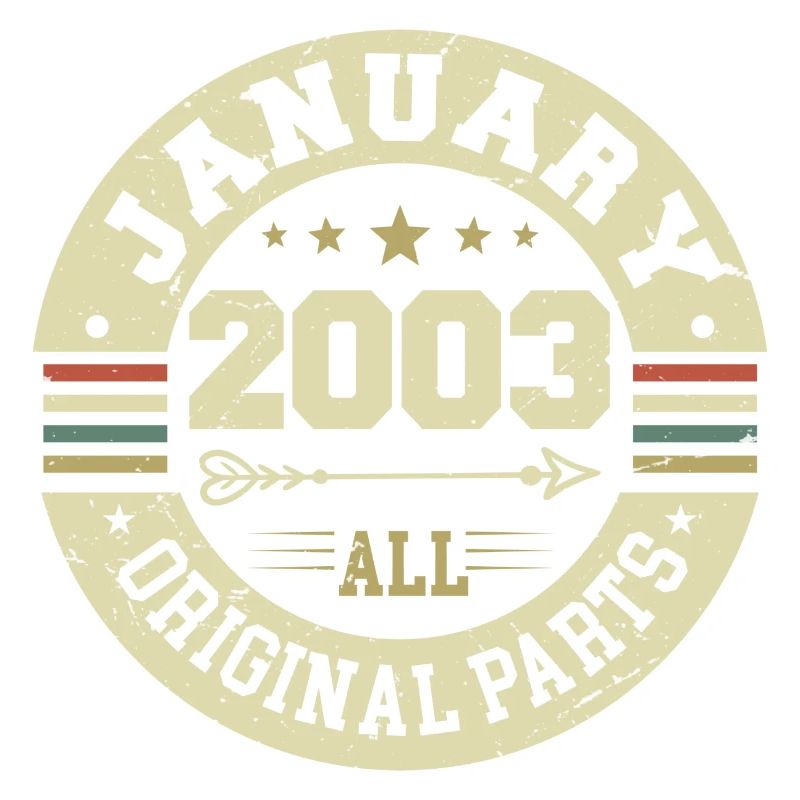Janvier 2003 - Anniversaire en janvier 2003