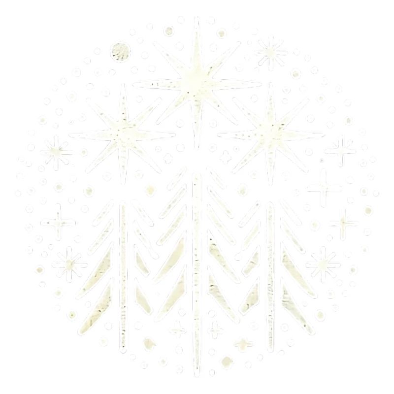 Ein einfaches Weihnachtssymbol