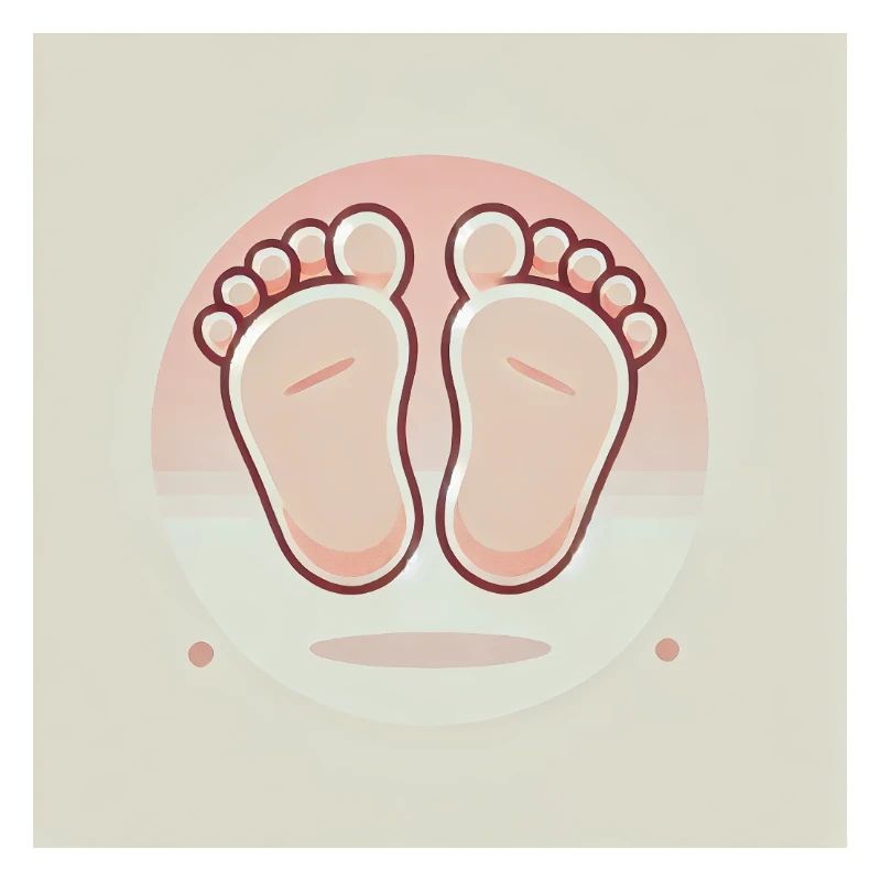 Mignons petits pieds de bébé