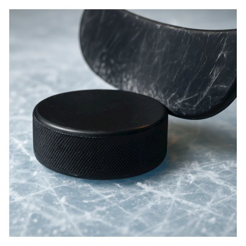 Hockey sur glace - Bâton et rondelle