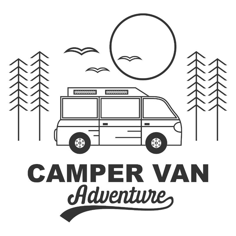 Conception de logo d’aventure en camping-car