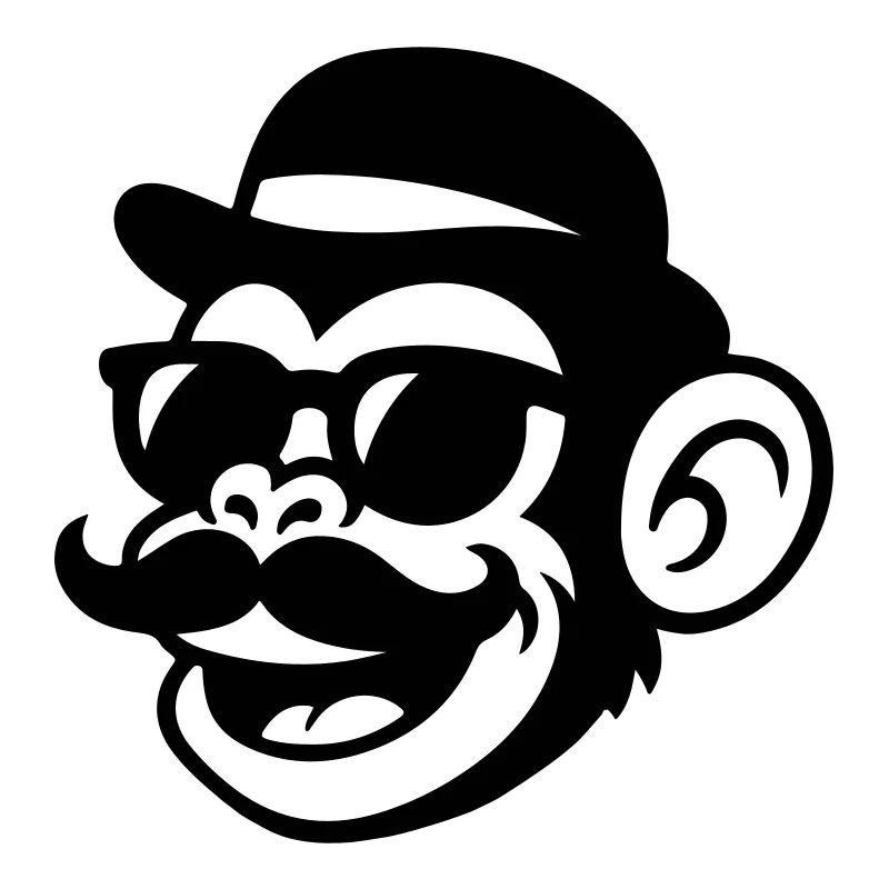 Monkey Sir Mustache