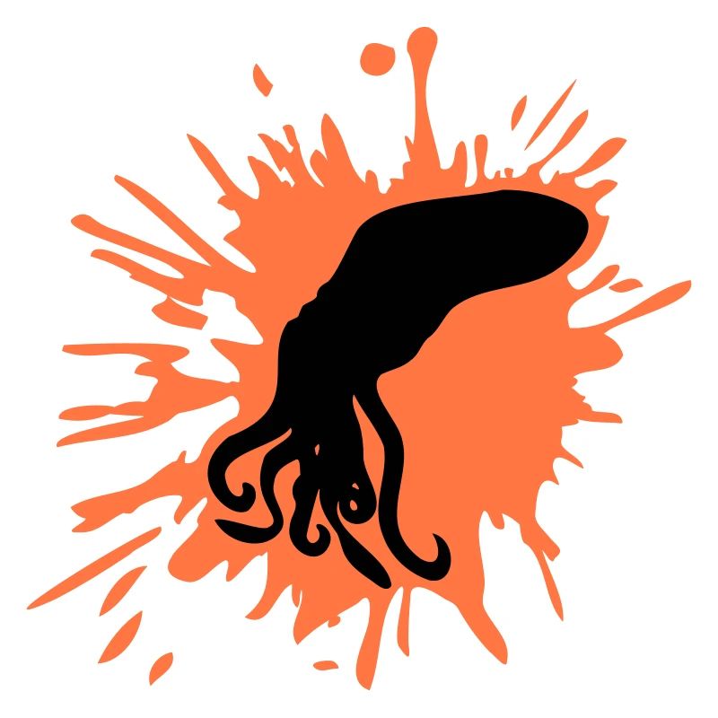 Octopus Peinture Blobs Octopus Drops Graffiti Blobs