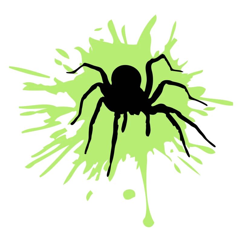 spinne vogelspinne klecks graffiti tropfen farbe b