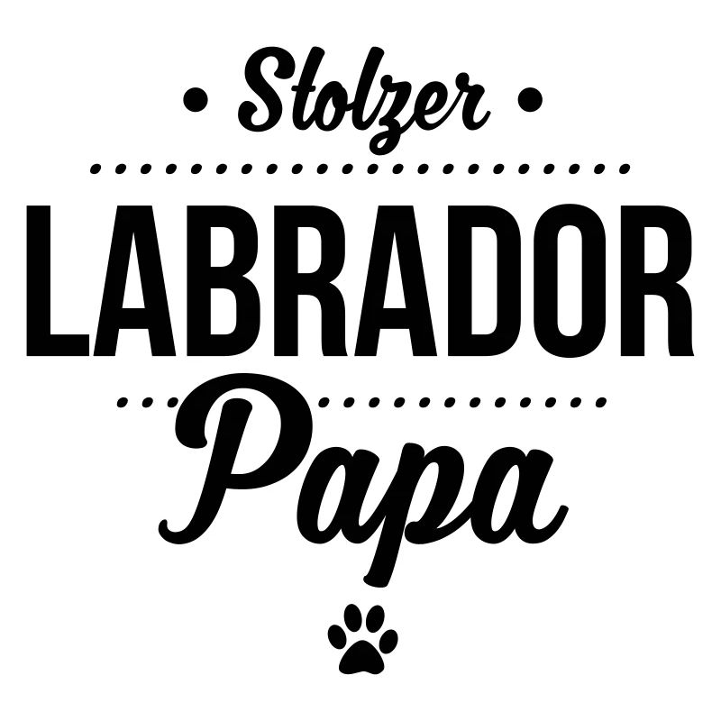 Stolzer Labrador Papa - Labbi Liebe
