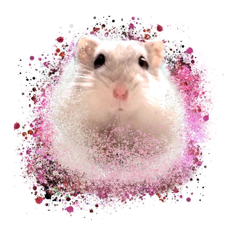 hamster, graffiti,malerei,pink,