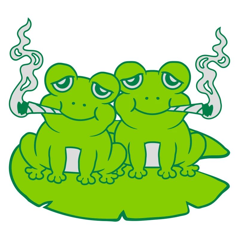 2 Kiffer Freunde Frösche