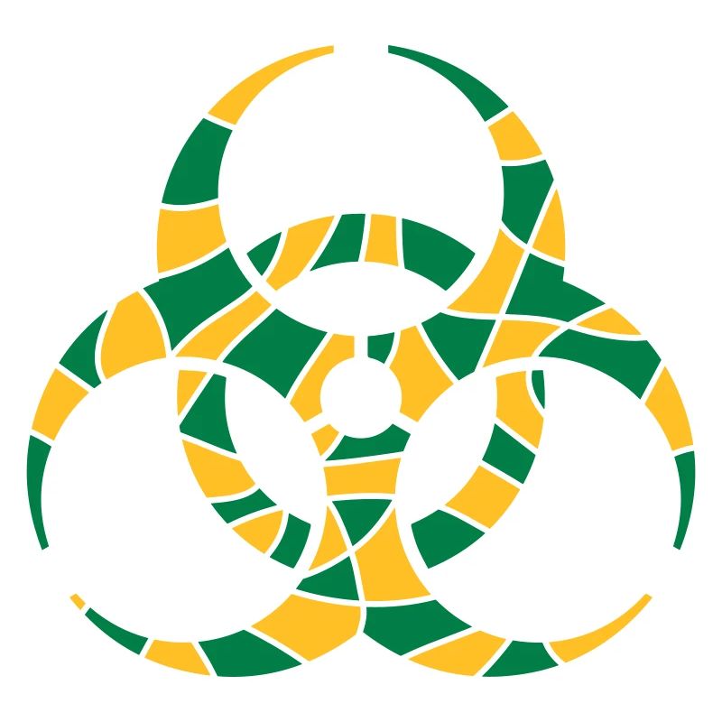 Symbol Biohazard Cracks Design