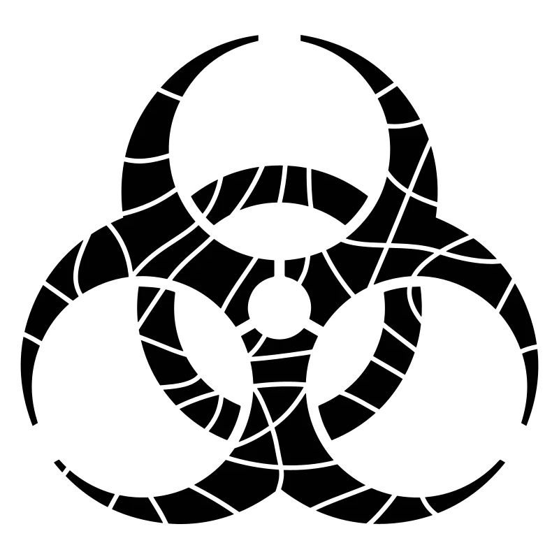 Biohazard Symbol Risse Design