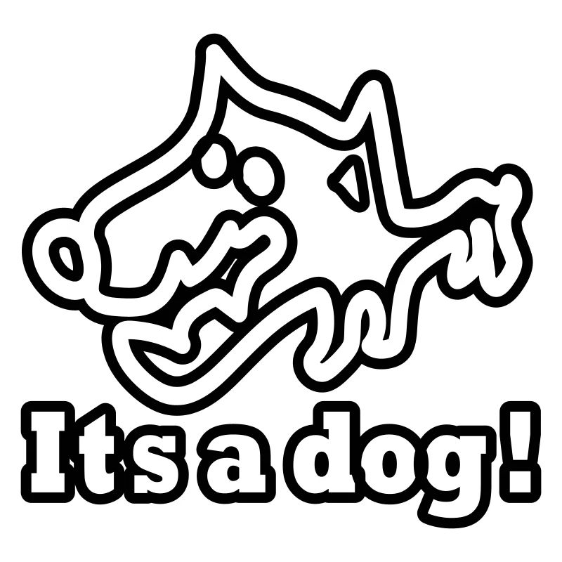 Es ist ein Hund