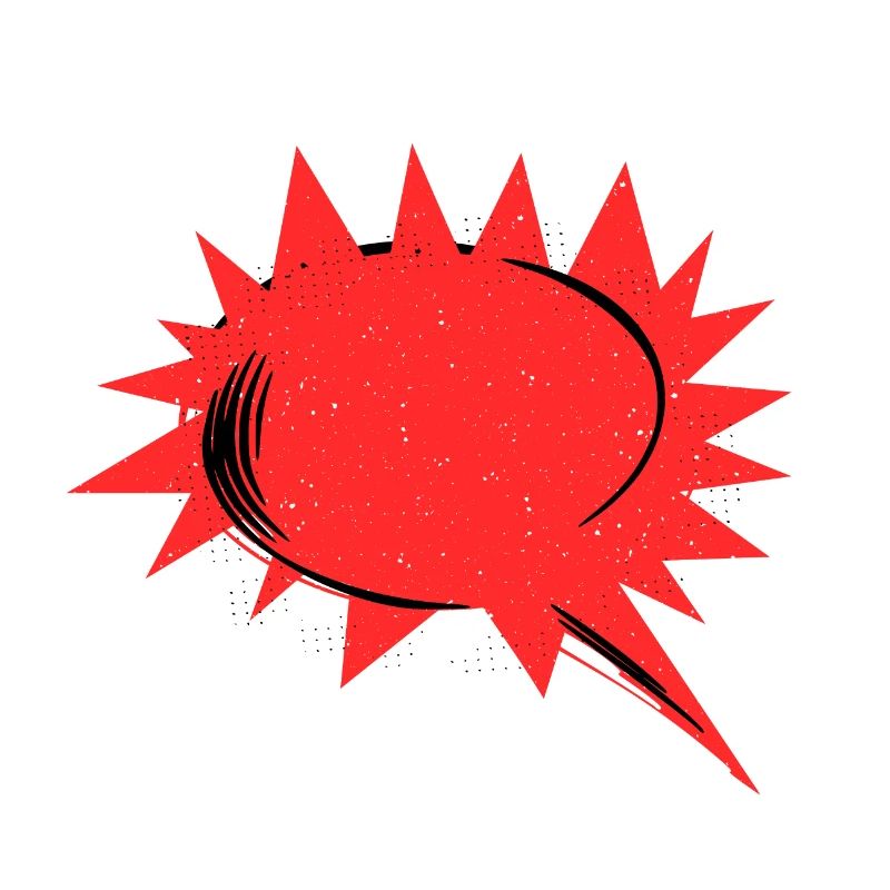 Empty speech bubble