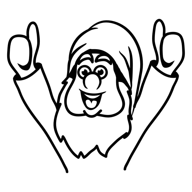 Dwarf thumbs up happy