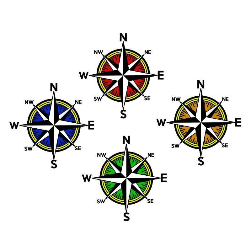 Windrose Nautical Compass