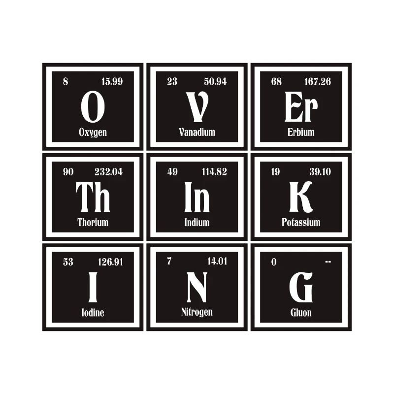 Overthinking | Periodic Table of Elements