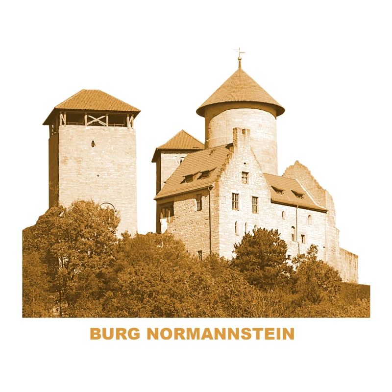 Normannstein Castle Treffurt Thuringia Werra