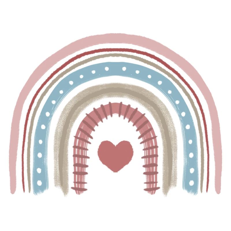 Regenbogen Boho