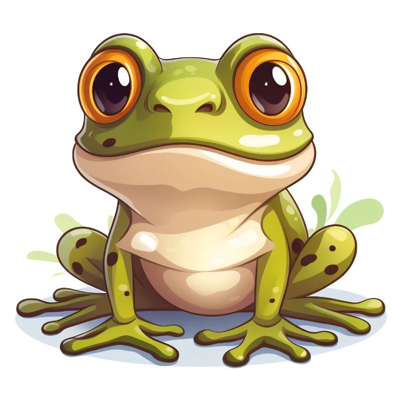 Frog Cute Logo