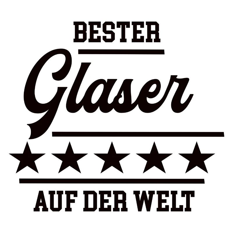 Bester Glaser der Welt weltbester Meister Chef