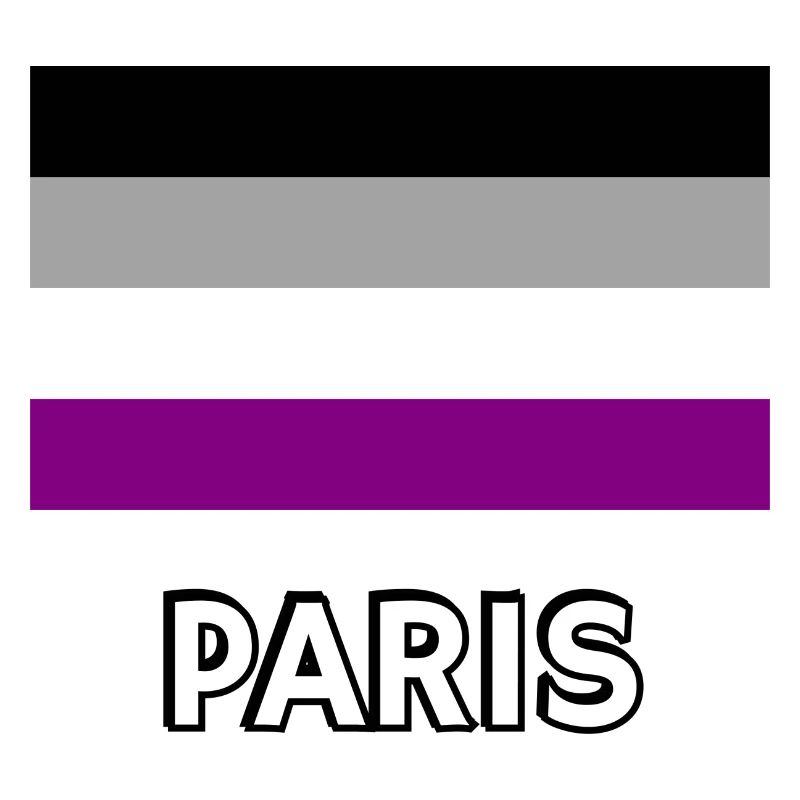 Asexuality Pride Flag Paris