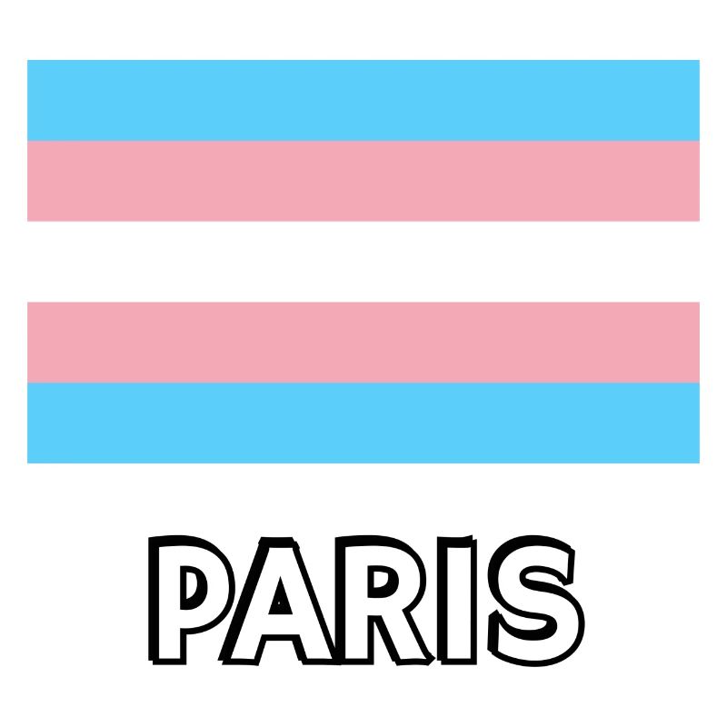 Drapeau de la Trans Pride Paris