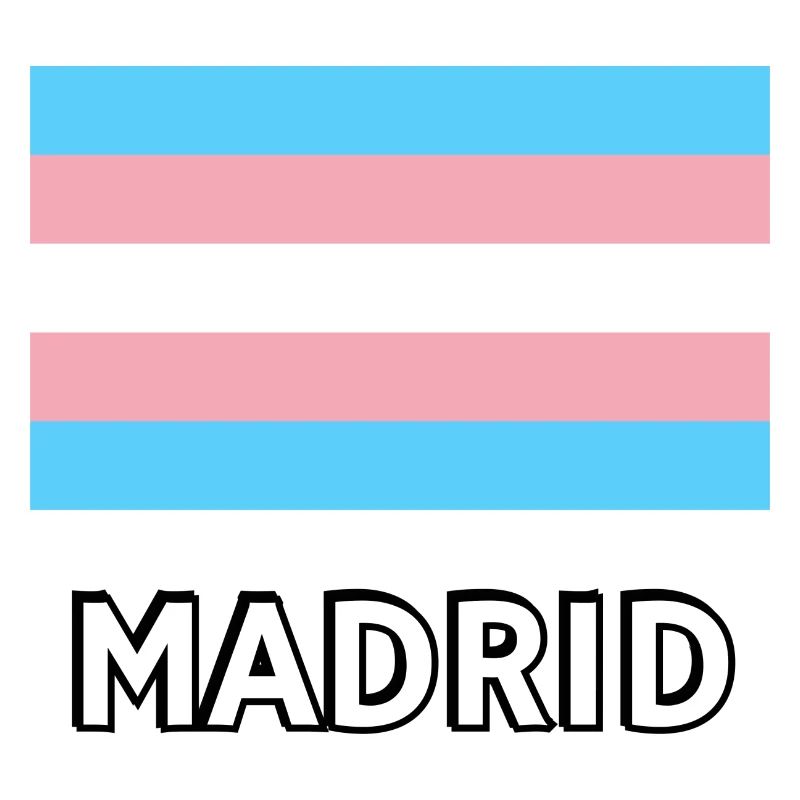 Drapeau de la Trans Pride Madrid